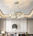 CHROME 16LT. CHANDELIER W/ CRYSTAL ACCENTS 39.4"D x 7.5"H image | luxury furniture | luxury chandelier | unique lighting