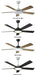 MIRODEMI® 52" Led Ceiling Fan with Plywood Blade and Remote Control image | luxury furniture | ceiling fans with lamp