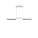 MIRODEMI® Modern LED Chandelier in the Shape of Long Strip for Restaurant, Kitchen image | luxury lighting | long chandeliers