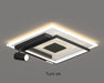 MIRODEMI® Nordic Square LED Ceiling Light for Living Room, Dining Room image | luxury lighting | square ceiling lighting