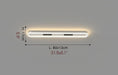 MIRODEMI® Dimmable Ceiling Lamp For Bedroom, Living Room, Study, Corridor Brightness Dimmable / White / L31.5" / L80.0cm