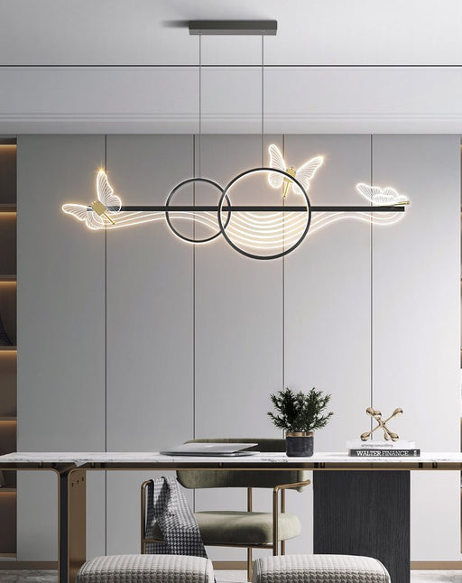 MIRODEMI® Luxury Creative Pendant Chandelier for Dining Room, Kitchen, Living Room Cool Light / Black