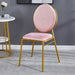 Minimalist Wrought Iron Light Luxury Backrest Chair image | luxury furniture | backrest chairs | minimalist chairs