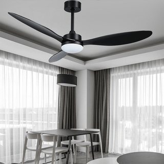 MIRODEMI® 52" Fashion Ceiling Fan With Lamp, Plastic Blades and Remote Control image | luxury furniture | fans with lamp