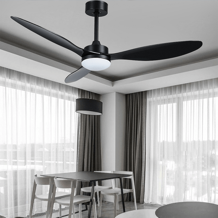 MIRODEMI® 52" Fashion Ceiling Fan With Lamp, Plastic Blades and Remote Control