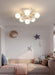 MIRODEMI® Creative Flower Branch LED Ceiling Lamp for Bedroom, Living Room, Corridor White / 6 ball