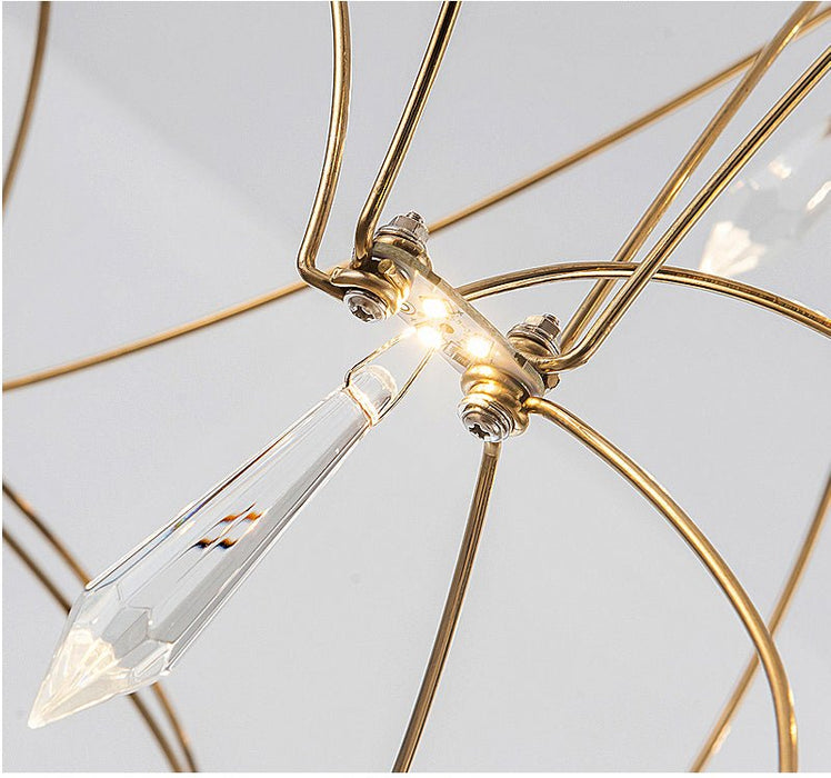 MIRODEMI® Cube Design Crystal LED Chandelier for Living Room, Bedroom image | luxury lighting | luxury chandeliers