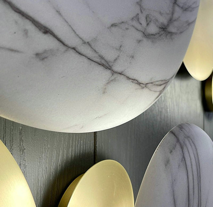 MIRODEMI® Luxury Marble Wall Lamp in Futuristic Style, Living Room, Bedroom image | luxury lighting | marble wall lamps