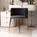 Light Luxury Nordic Single Sofa Chair Black