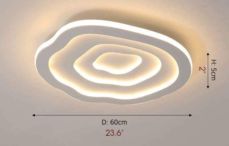 MIRODEMI® Minimalist Wave LED Ceiling Light For Kids Room, Living Room, Study image | luxury lighting | ceiling lamp for kids
