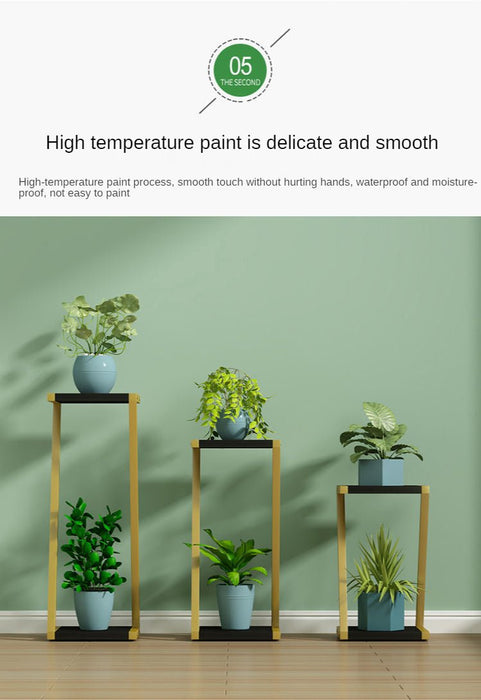 Multi-layer Plant Shelves Made in European Style image | luxury furniture | luxury plant shelves | luxury plant stands