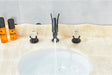 MIRODEMI® Gold Swan Basin Faucet Luxury Deck Mounted Dual Crystal Handle Mixer Tap
