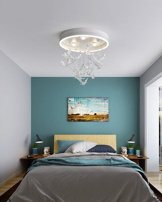 MIRODEMI® Decorative Lighting Fixture for Bedroom, Living Room, Stairway Cool Light / White / Dia50.0cm / Dia19.7"