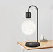MIRODEMI® Creative Silver/Black Iron 3D Levitating Moon LED Table Lamp