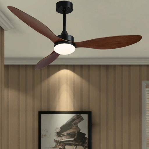 MIRODEMI® 52" Fashion Ceiling Fan With Lamp, Plastic Blades and Remote Control image | luxury furniture | fans with lamp
