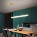 MIRODEMI® Luxury Copper LED Pendant Light for Dining Room, Bedroom, Living Room Cool Light / Copper / L47.2" / L120.0cm