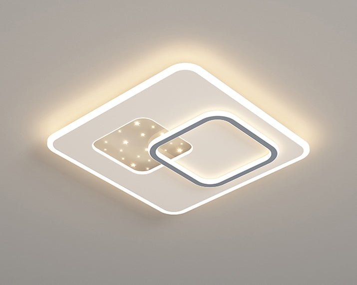 MIRODEMI® Rhomboid Minimalist Acrylic LED Ceiling Light For Living Room, Bedroom