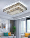 MIRODEMI® Modern Rectangular Crystal LED Chandelier For Living Room, Dining Room image | luxury lighting | luxury decor