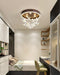 MIRODEMI® Decorative Lighting Fixture for Bedroom, Living Room, Stairway Cool Light / Coffee / Dia50.0cm / Dia19.7"