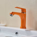 MIRODEMI® Green/White/Orange Bathroom Sink Faucet Deck Mounted Hot And Cold Water