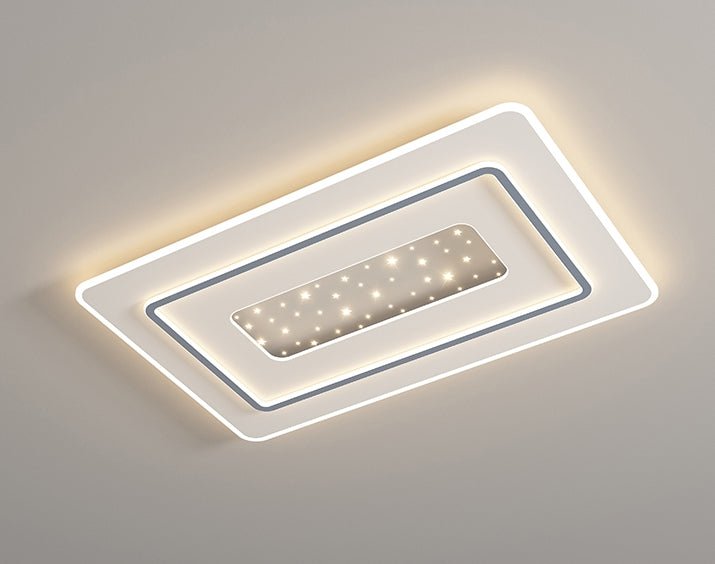 MIRODEMI® Rectangle Minimalist Acrylic LED Ceiling Light For Living Room, Bedroom image | luxury lighting | rectangle lamps