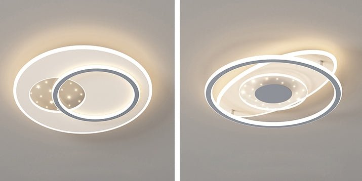 MIRODEMI® Oval Minimalist Acrylic LED Ceiling Light For Living Room, Bedroom