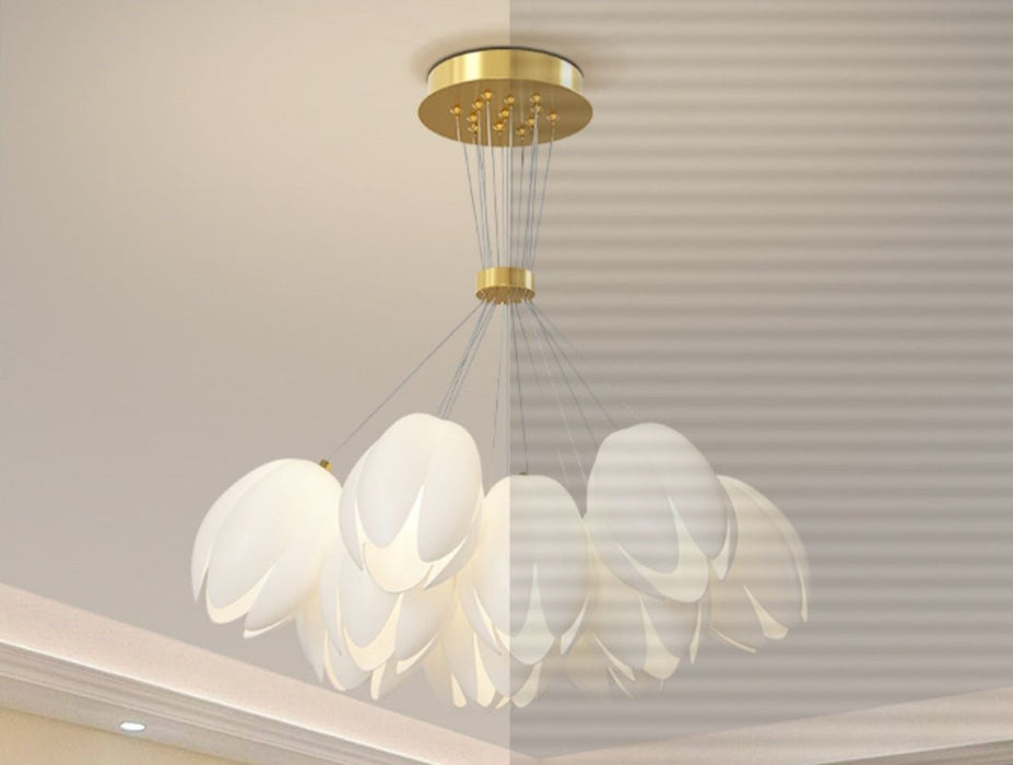 MIRODEMI® Modern Ceiling Chandelier in the Shape of Flower for Bedroom, Dining Room image | luxury lighting | flower lamps