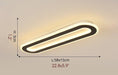MIRODEMI® Rectangle LED Celling Light for Living Room, Study, Bedroom, Wardrobe image | luxury lighting | luxury ceiling lamp