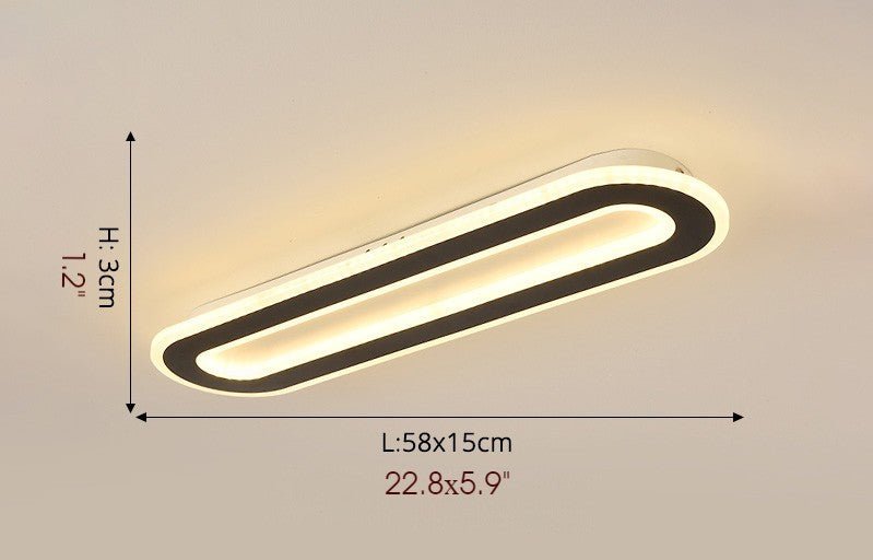 MIRODEMI® Rectangle LED Celling Light for Living Room, Study, Bedroom, Wardrobe image | luxury lighting | luxury ceiling lamp
