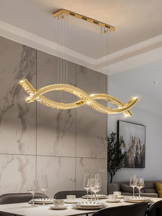 Modern led chandeliers hot sale for dining room