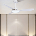 MIRODEMI® 52" Fashion Ceiling Fan With Lamp, Plastic Blades and Remote Control image | luxury furniture | fans with lamp