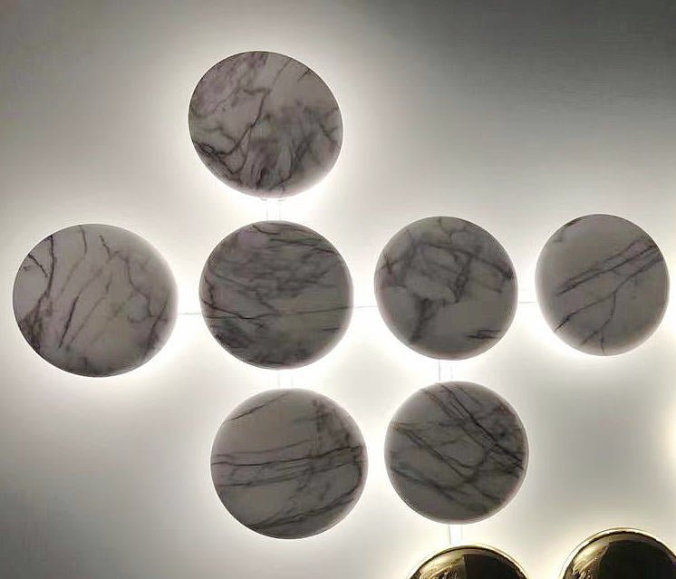 MIRODEMI® Luxury Marble Wall Lamp in Futuristic Style, Living Room, Bedroom image | luxury lighting | marble wall lamps