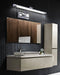 MIRODEMI® Gold/Chrome Modern Wall Lamp On Mirror For Toilet, Bathroom, Living Room, Bedroom Chrome / L17.7" / Warm Light 3000K