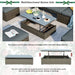5-Piece Patio Set of Outdoor Furniture  image | luxury furniture | outdoor furniture | unique furniture | backyard furniture