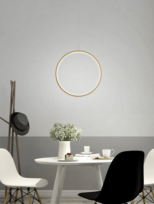 MIRODEMI® Modern Round LED Hanging Lamp for Dining Room, Living Room image | luxury lighting | hanging lamps | luxury decor