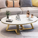 Gold/Black/White/Grey Marble Nordic Coffee Table For Living Room Gold + White / 39.4x19.7x17.7"