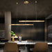 MIRODEMI® Hall strip minimalist long line chandelier for dining living room, living room