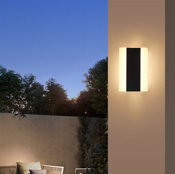 MIRODEMI® Modern Black Waterproof Outdoor Bright LED Wall lamp For Garden, Villa