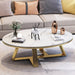 Gold/Black/White/Grey Marble Nordic Coffee Table For Living Room Gold + Marble / 39.4x19.7x17.7"