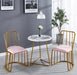 Wrought Iron Light Luxury Backrest Chair image | luxury furniture | luxury chairs | luxury chair with backrest | luxury decor