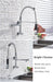 MIRODEMI® Wall Mounted Swivel Side Sprayer Dual Spout Kitchen Tap