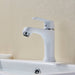 MIRODEMI® Green/White/Orange Bathroom Sink Faucet Deck Mounted Hot And Cold Water Chrome White / H6.3*L4.7"