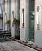 MIRODEMI® Outdoor Black Waterproof Long LED Wall light For Garden, Villa, Balcony L19.7*H4.7" / Warm white / C