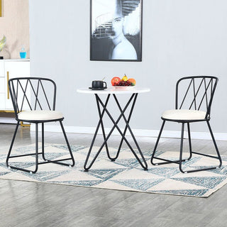 Gold/Black Wrought Iron Light Luxury Backrest Chair image | luxury furniture | luxury chairs | unique furniture | home decor