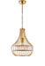MIRODEMI® Diamond Crystal Stone Gold Single pendant Chandelier