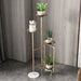 Nordic Creativity Golden Plant Stand for Indoor Porch, Living Room, Balcony Gold / W15.7xH39.4" / W40.0xH100.0cm / With Base