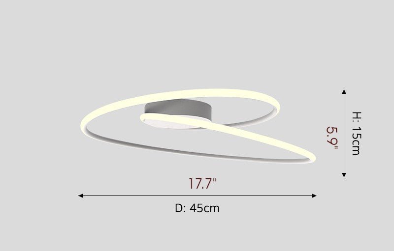 MIRODEMI® Acrylic LED Ceiling Light for Living Room, Dining Room, Bedroom image | luxury furniture | ceiling lamps