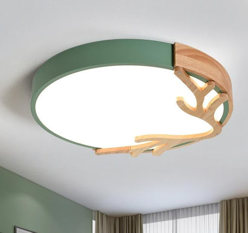 MIRODEMI® Modern LED Ceiling Lamp Surface with Wood for Kids Room, Living Room image | luxury lighting | lamps for kids