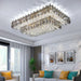 MIRODEMI® Modern Rectangular Crystal LED Chandelier For Living Room, Dining Room image | luxury lighting | luxury decor