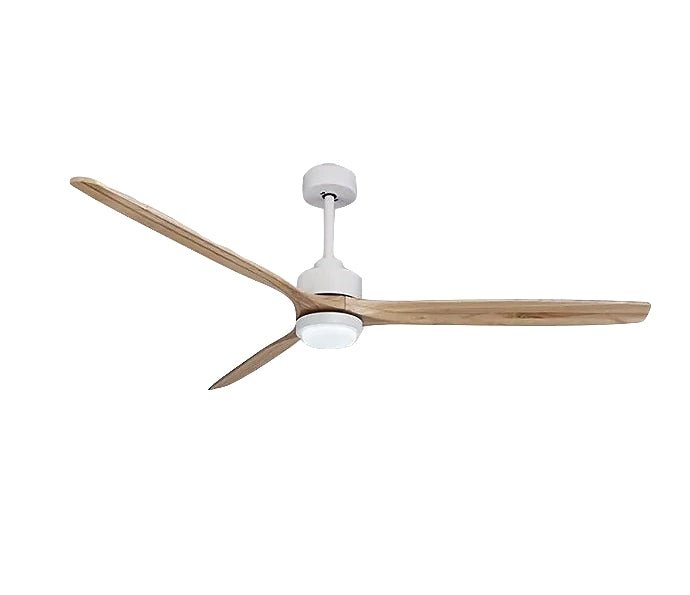 MIRODEMI® 66" Decorative LED White Wooden Ceiling Fan with Remote Control image | luxury furniture | ceiling fans with light
